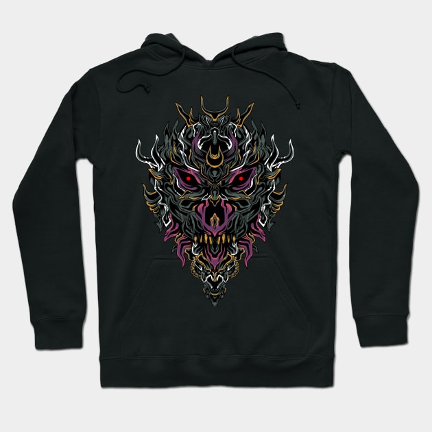 Black monster destroyer Hoodie by jimmyagustyan